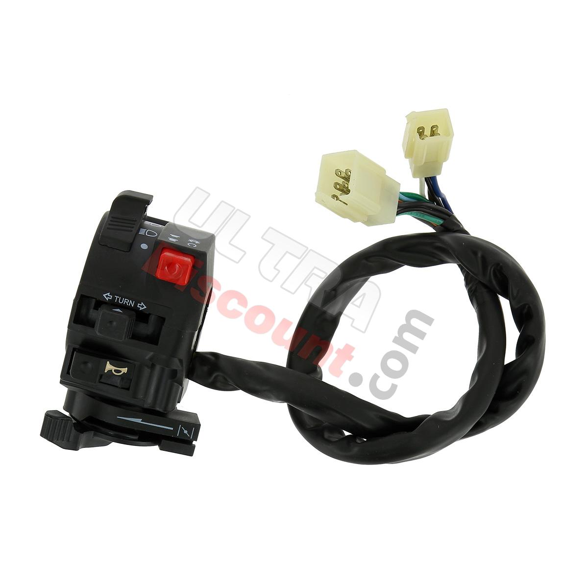 Unità comandi sinistra per Quad Shineray 300ST-4E, Ricambi Quad Shineray 300 Unità comandi sinistra per Quad Shineray 300ST-4E, Ricambi Quad Shineray 300