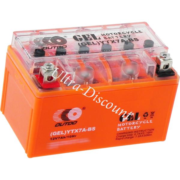 Batteria Gel OUTDO per scooter da 50cc a 125cc (150x85x92.5), Parti di scooter cinesi Batteria Gel OUTDO per scooter da 50cc a 125cc (150x85x92.5), Parti di scooter cinesi