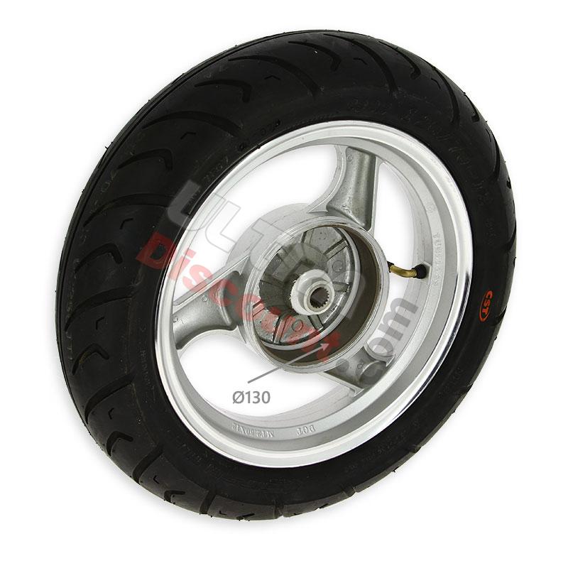 Ruota posteriore completa per Scooter cinese (Alu - tipo 2), Parti di scooter cinesi Ruota posteriore completa per Scooter cinese (Alu - tipo 2), Parti di scooter cinesi