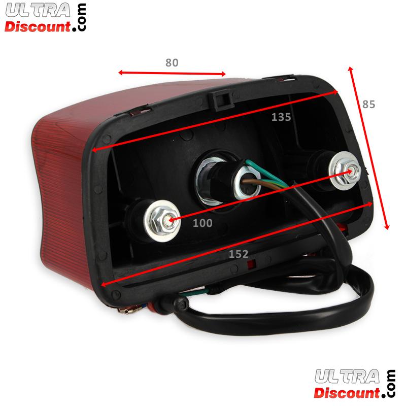 Luce posteriore per Quad Shineray 200cc (XY200ST-6A), Ricambi Shineray 200 ST6A Luce posteriore per Quad Shineray 200cc (XY200ST-6A), Ricambi Shineray 200 ST6A