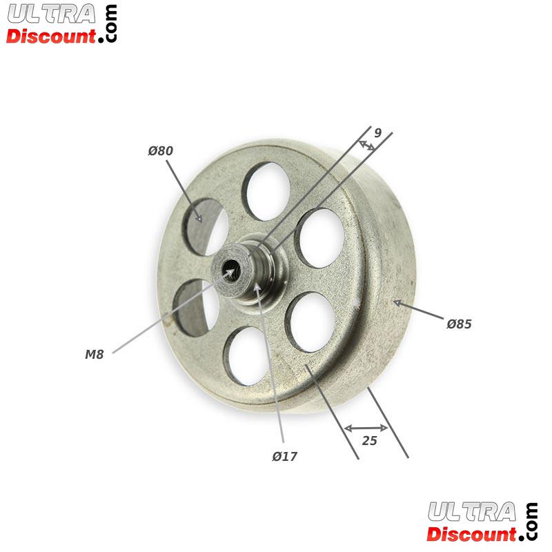 Campana frizione Zocchi 80mm auto per MTA4, Ricambi Pocket Blata MT4 Campana frizione Zocchi 80mm auto per MTA4, Ricambi Pocket Blata MT4