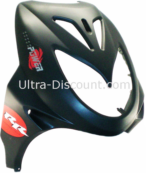 Carena anteriore per scooter (nera), Parti di scooter cinesi