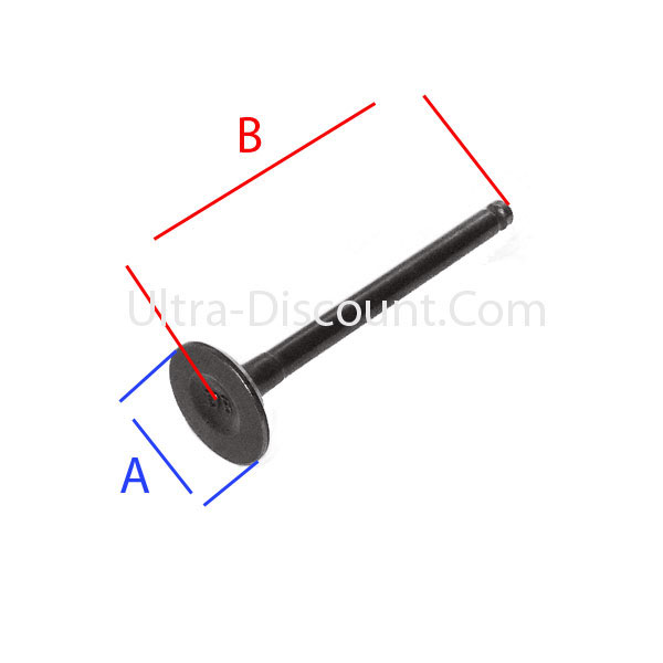Valvola di aspirazione per scooter baotian BT49QT-9, Ricambi Baotian BT49QT-9