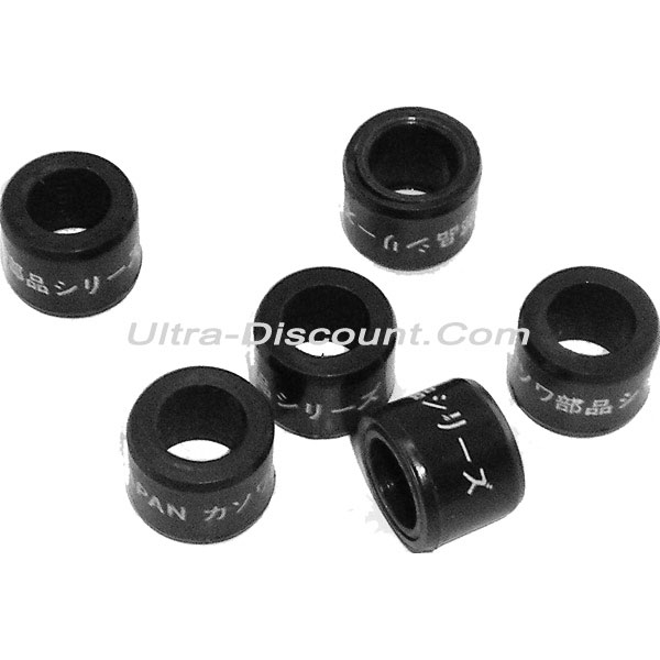 Lotto di 6 rulli per variatore per scooter Baotian 50cc 4 tempi (8.5g)  , Ricambi Baotian BT49QT-12