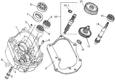 Guarnizione Spy per ruota posteriore per scooter Baotian BT49QT-12 Bilder 1