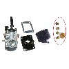 Carburatore di 19mm per mini moto MTA4 + getti + filtro nero, Ricambi Pocket Blata MT4