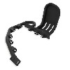 Poggiapiede destro nero per Quad Shineray 300cc ST-4E, Ricambi Quad Shineray 300