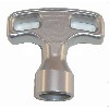 Manopola per avviamento a strappo di colore Alluminio, Ricambi Pocket Blata MT4