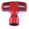 Manopola per avviamento a strappo di colore rosso, Ricambi Pocket Blata MT4
