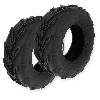 Coppia di pneumatici anteriori per Quad 250cc STXE 21x7-10, Ricambi Shineray 250 STXE