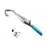 Marmitta tuning Inox per mini quad (tipo 1, blu), Ricambi mini quad