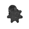 Pignone rinforzato 10 denti per mini moto a passo metrico (passo piccolo), Ricambi Racing mini ZPF