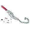 Marmitta Tuning per mini moto (tipo 2, rossa), Ricambi Mini Moto