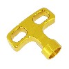 Manopola per avviamento a strappo di colore oro, Ricambi Pocket Blata MT4