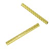 Manubrio Tuning oro per mini moto MTA4 (tipo 1), Ricambi Pocket Blata MT4