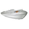 Carena fianco destro per scooter Jonway YY50QT-28B (grigio-arancio, tipo1), Ricambi Scooter Jonway