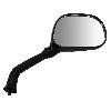 Specchietto retrovisore destro per scooter Baotian BT49QT-9, Ricambi Baotian BT49QT-9