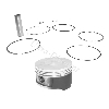 Kit pistone per Quad Bashan 300cc (BS300S-18), Ricambi quad Bashan 300cc BS300S18