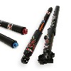 Steli forcella di Alta Qualità 645mm, asse di 12mm - Nero, Ricambi Pit Bike