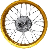 Cerchio posteriore per Pit Bike 14'' (tipo 5, oro), Ricambi Pit Bike