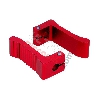 Pedane poggiapiedi in alluminio (rosse), Ricambi Mini Moto