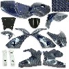 Carena Carbonio Special Edition per mini 47-49cc (blu), Ricambi Mini Moto