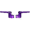 Bracci manubrio Tuning per mini moto (tipo 3, viola), Ricambi Mini Moto