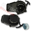 Avviamento in alluminio di serie per mini quad con Pignone - Grafite nero, Ricambi mini quad