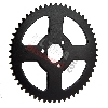 Corona rinforzata 54 denti per Catena Grande 3T (TF8) (tipo 1), Ricambi Mini Moto