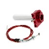Manopola acceleratore rapida di qualità (rosso) + cavo (rosso), Ricambi Polini 911 GP3