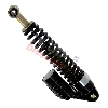 Ammortizzatore anteriore a gas per Quad Shineray 200cc STIIE-B (nero, 320 mm), Ricambi Shineray 200STIIE e STIIEB
