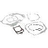 Kit guarnizioni + guarnizioni coperchio testata per Quad Shineray 200cc STIIE, Ricambi Shineray 200STIIE e STIIEB