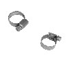 Lotto di due collari fermatubo per Quad Bashan 250cc (BS250AS-43), Ricambi Bashan 250cc BS250AS-43