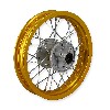 Cerchio posteriore per Pit Bike 12'' (tipo 1, oro), Ricambi Pit Bike