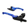 Coppia di leve per Pit Bike in alluminio blu (typo2), Ricambi Pit Bike