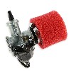Carburatore  Mikuni di 30mm + filtro rosso per Monkey - Gorilla, Ricambi Skymini Monkey - Gorilla