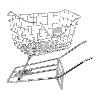 Basket with mouting bracket Monkey, Ricambi Skymini Monkey - Gorilla