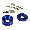 Adattatore per filtro aria di 30 mm + starter integrato (Blu)  , Ricambi Mini moto cross