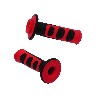 Coppia manopole Grip (Rosso-Nero) MTA4, Ricambi Pocket Blata MT4