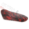 Sella per mini moto cross stile mimetico rosso type1, Ricambi Mini moto cross