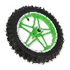 Ruota anteriore completa verde per mini moto cross (10'', tipo 1), Ricambi Mini moto cross