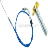 Manopola acceleratore rapida di qualità (oro) + cavo (blu), Ricambi Mini moto cross