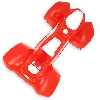 carenatura rossa per Quad Big Foot, Ricambi Quad 110cc - 125cc