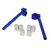 Bracci manubrio Tuning per mini moto (tipo 3, blu), Ricambi Racing mini ZPF