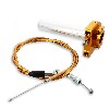 Manopola acceleratore rapida di qualità + cavo (oro), Ricambi Racing mini ZPF
