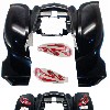 Carena posteriore per Quad Shineray 200cc + Adesivi, Ricambi Shineray 200STIIE e STIIEB