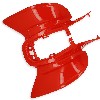 Carena posteriore per Quad Shineray 250cc STXE - ROSSO, Ricambi Shineray 250 STXE