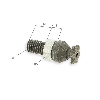 Pignone rinforzato 6 denti per mini moto a passo Americano (passo piccolo), Ricambi pocket supermoto