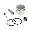 Kit pistone 44mm (perno da 12mm) per kit cinesi + cuscinetti ad ago, Ricambi mini quad