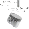 Kit pistone per Quad Shineray 300cc ST-5E (172FMN), Ricambi Quad Shineray 300